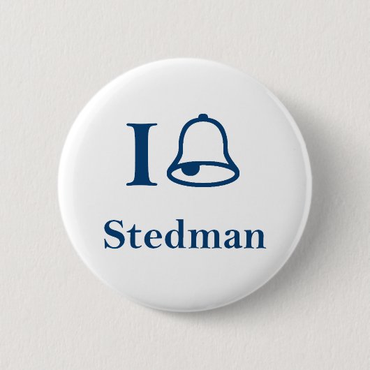 I Ring Stedman Ronde Button 5,7 Cm (Voorkant)