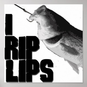 I RIP LIPS-Poster Poster