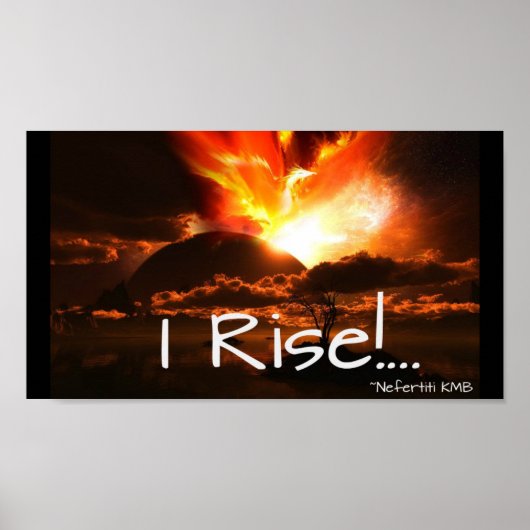 I Rise Wall Poster (Voorkant)