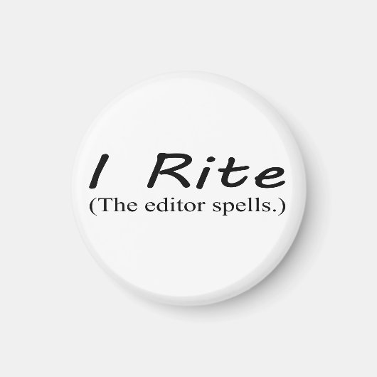 "I Rite" 1 1/4-inch ronde magneet (Voorkant)