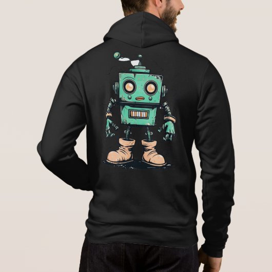 I robot hoodie (Achterkant)