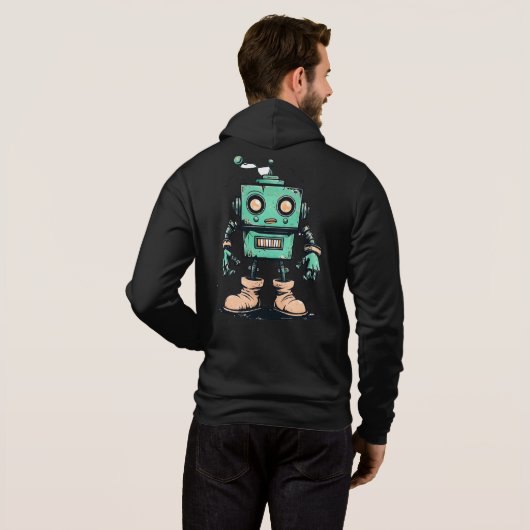 I robot hoodie (Achterkant volledig)
