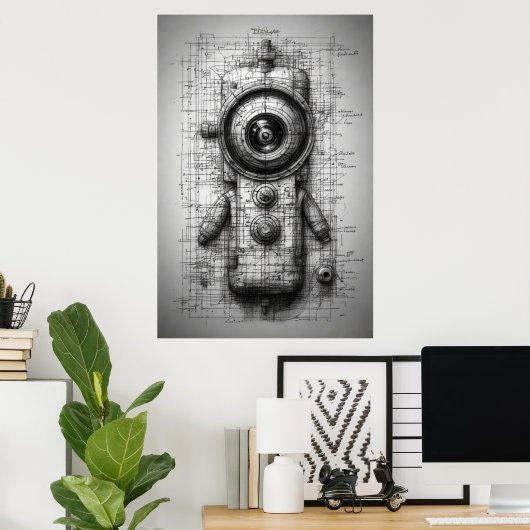 I Robot Poster (Thuiskantoor)