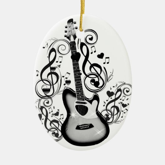 I Rock #5_ Keramisch Ornament (Voorkant)