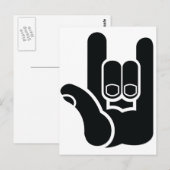 I rock briefkaart (Voorkant / Achterkant)