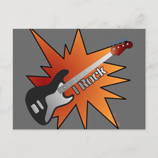 I Rock Briefkaart (Voorkant)