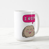 I Rock Cute Rock Humor Mok (Voorkant rechts)