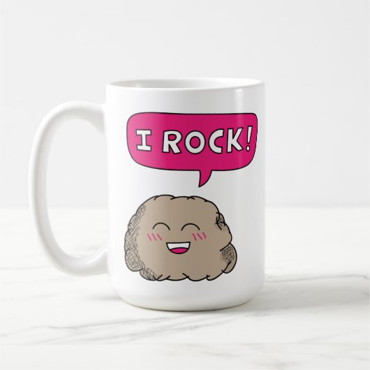 I Rock Cute Rock Humor Mok (Links)