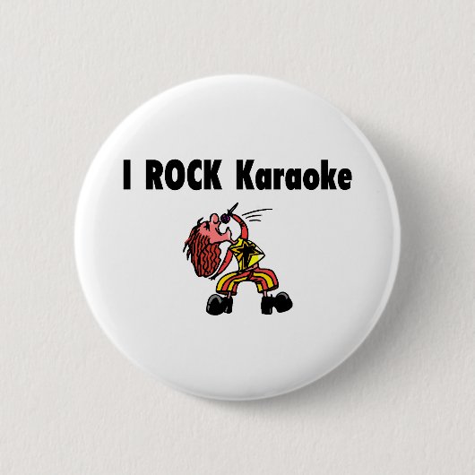 I Rock Karaoke Ronde Button 5,7 Cm (Voorkant)