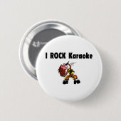 I Rock Karaoke Ronde Button 5,7 Cm (Voorkant /achterkant)