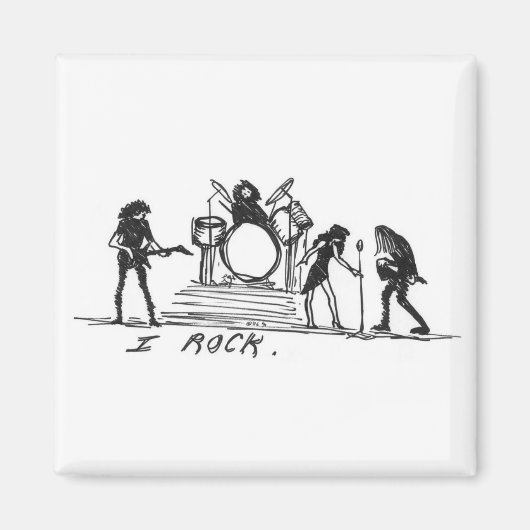 I ROCK magneet (Voorkant)