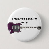 I rock ronde button 5,7 cm (Voorkant)