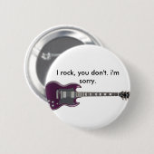 I rock ronde button 5,7 cm (Voorkant /achterkant)