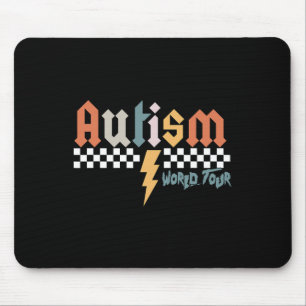 I Rock The Spectrum Autism World Tour Autism Aware Muismat