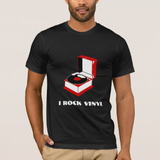 I Rock Vinyl Record Player T-Shirt
