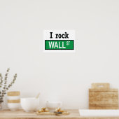 I rock Wall Street - Poster (Keuken)