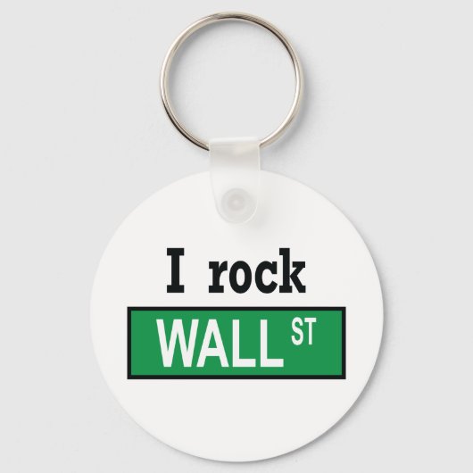 I rock Wall Street - Sleutelhanger (Voorkant)