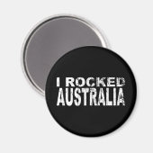 I Rocked Australia Magneet (Voorkant / Achterkant)