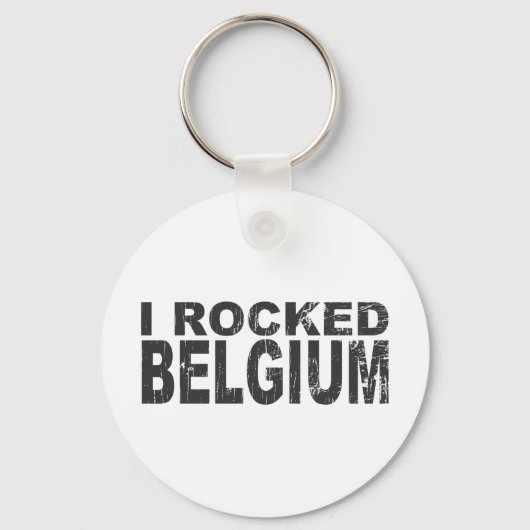 I Rocked Belgium Sleutelhanger (Voorkant)
