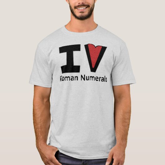 I Romeinse Cijfers T-shirt (Voorkant)