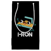 I-ron Funny Running Iron Pun Dark BG Klein Cadeauzakje (Voorkant)