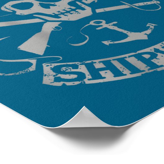 I Run A Tight Shipwreck Funny Rate Quote (on Back) Poster (Hoek)