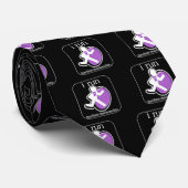 i Run Because Alzheimers Disease Matters Stropdas (Opgerold)