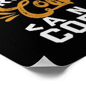 I Run on Coffee and Coding Funny Programmer Life Poster (Hoek)