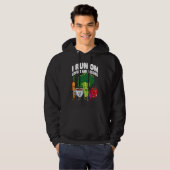 I Run On Coffee And Veggies Vegan Runner Vegetaria Hoodie (Voorkant volledig)