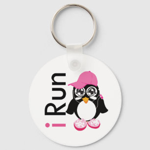 i Run Penguin Sleutelhanger