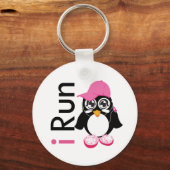 i Run Penguin Sleutelhanger (Voorkant)