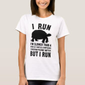 I run (schildpadden) t-shirt (Voorkant)