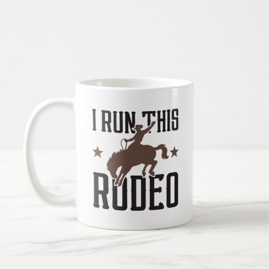 I Run This Rodeo Koffiemok (Links)