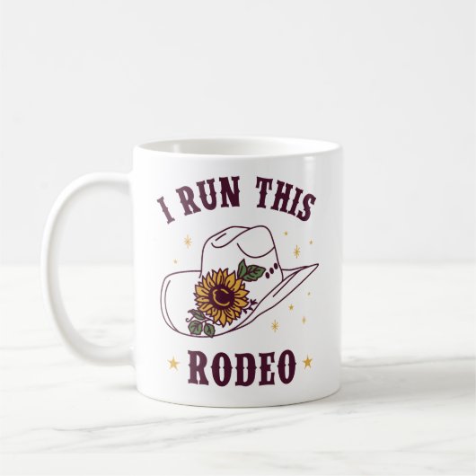 I Run This Rodeo Koffiemok (Links)