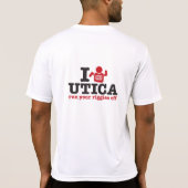 I RUN UTICA T-SHIRT (Achterkant)