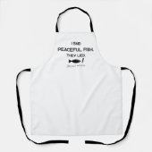 I Said Peaceful Fish They Lied - Minimalist Funny Schort (Voorkant)