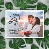 I said yes undertaking QR Code 2 foto Save The Date