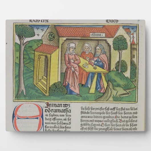 I Samuel 1:8 Elkanah troost Hannah, van de Nu Fotoplaat (Voorkant)