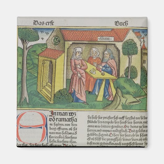 I Samuel 1:8 Elkanah troost Hannah, van de Nu Magneet (Voorkant)