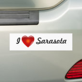 I Sarasota Bumpersticker (Op auto)