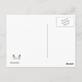 "I Saw 1" Sasquatch License Bord Briefkaart (Achterkant)