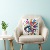 "I Saw It Coming and Painted It – Intuitive Vision Kussen (Stoel)