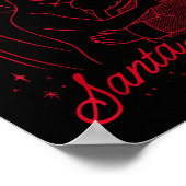 I Saw Mothman Kissing Santa Claus  Poster (Hoek)