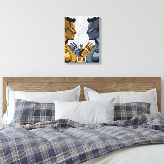 I Saw Myself I A – Self Recognition Art Canvas Afdruk (Insitu (Slaapkamer))