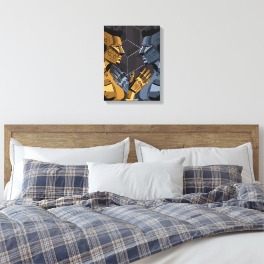 I Saw Myself I B – Self Recognition Art Canvas Afdruk (Insitu (Slaapkamer))