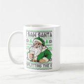 I Saw Santa Splitting The G, Santa Beer Drinking C Koffiemok (Links)