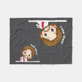 I Saw That Karma Jesus Funny Saying Quote Meme Bib Fleece Deken (Voorkant (Horizontaal))