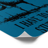 I Say Weird I'll Die Cat Poster (Hoek)