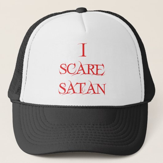I Scare Satan Trucker Pet (Voorkant)