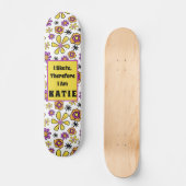 I Schaats Groovy Retro  naam Skateboard (Voorkant)